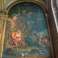 Jacob wrestling with the Angel, a famous mural in the Chapel of the Holy Angels